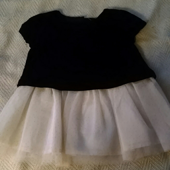 GAP Other - Black velvet sparkle tulle dress 12-18 month